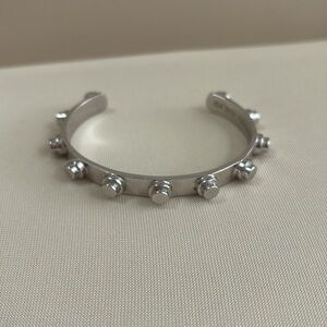 Martha Calvo Silver Cuff Bracelet